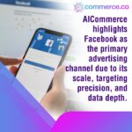 Hand holding a smartphone displaying the Facebook login page.